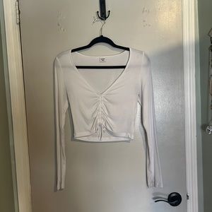Aritzia long sleep crop top